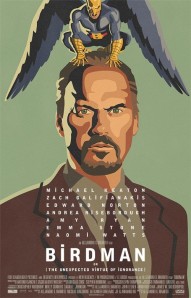 Birdman Movie Poster Featuring Michael Keaton